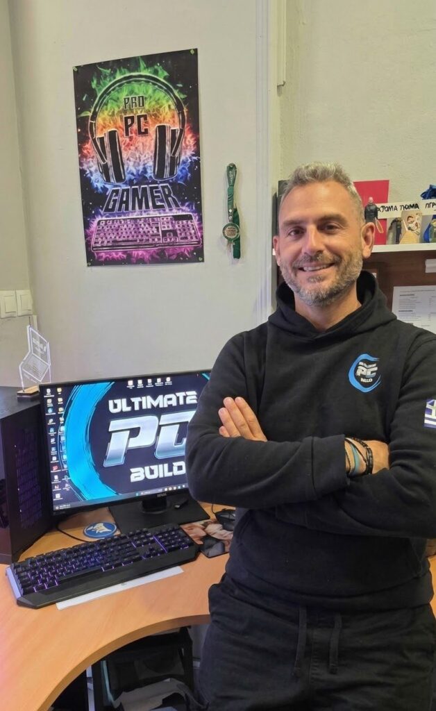 Ο Ανδρέας, ιδρυτής του Ultimate PC Build