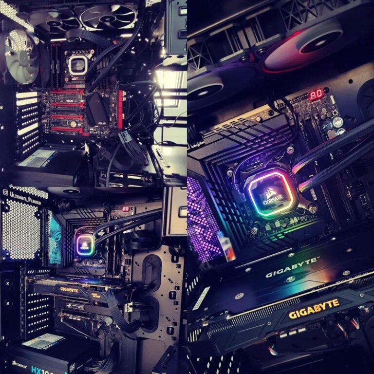 Κολάζ από custom PC builds